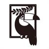 1pc Toucan Metal Wall Art Tropical Bird Design Elegant Bird Art for Stylish Wall Decor Perfect Tropical Wall Decoration