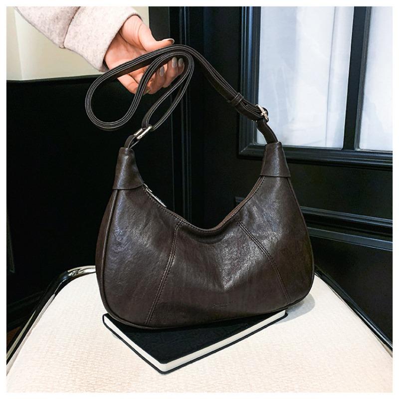 Underarm Dumpling-style Women's Bag with Single Shoulder Strap - A Unique and Stylish Single-shoulder Bag Design.