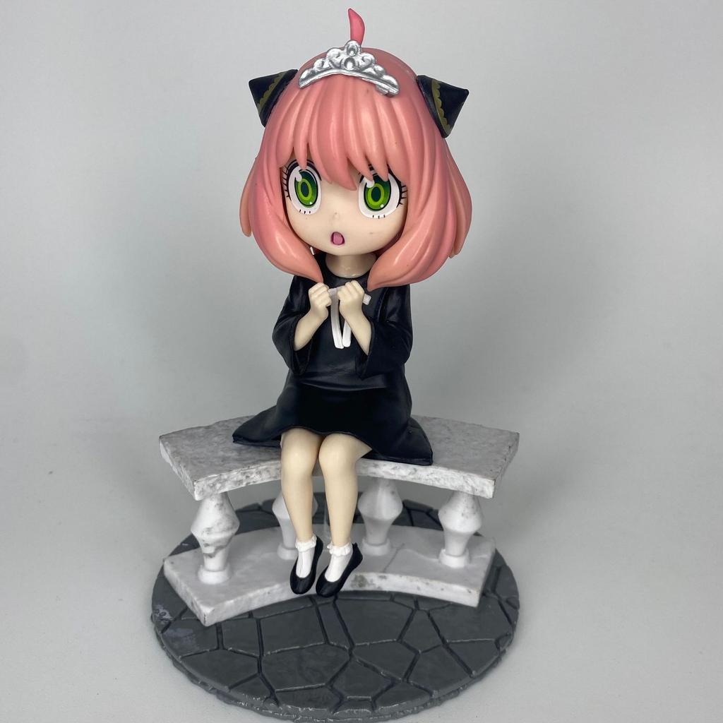 Cute princess Ania figure animation peripheral two-dimensional beautiful girl car desktop chassis ornament gift