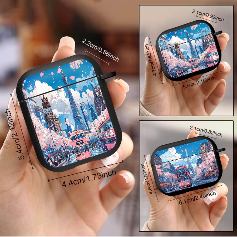 Sakura Town Earphone Cases Cover Case For Airpods Pro3 1 2 3 Pro2 4 Pro