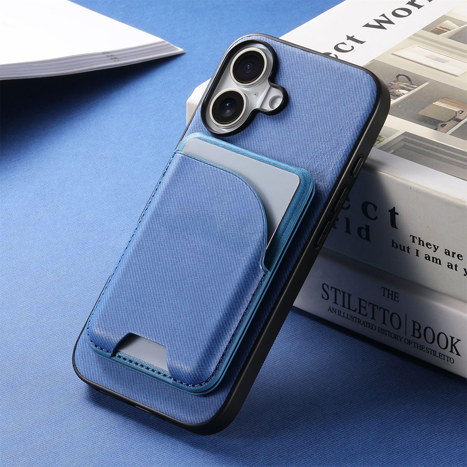 

iPhone 17 Case with Magnetic Card Holder & Stand for Apple 16 Pro Max 16