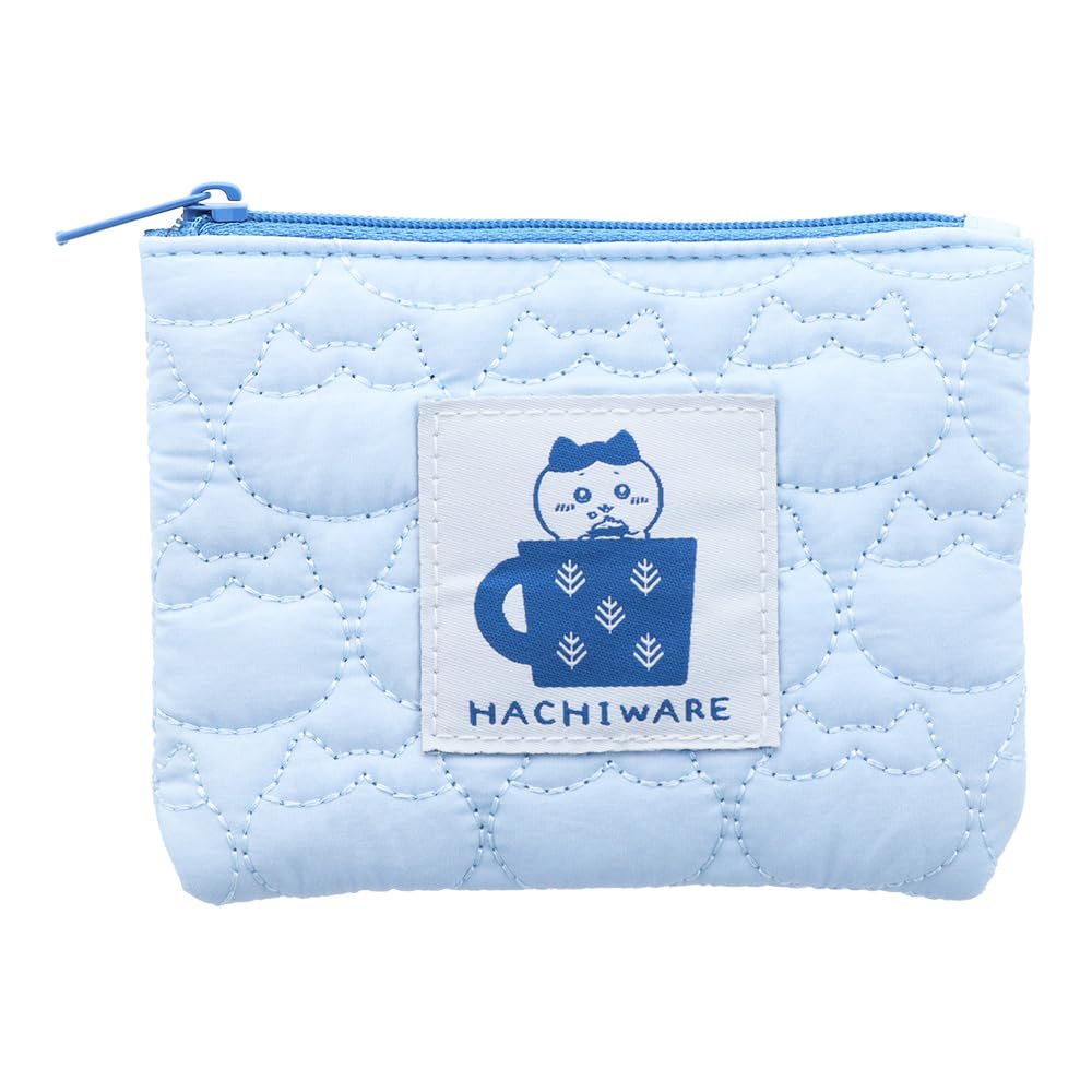 Sunstar Stationery Chiikawa Quilted Mini S2323532 Pouch, Hachiware,