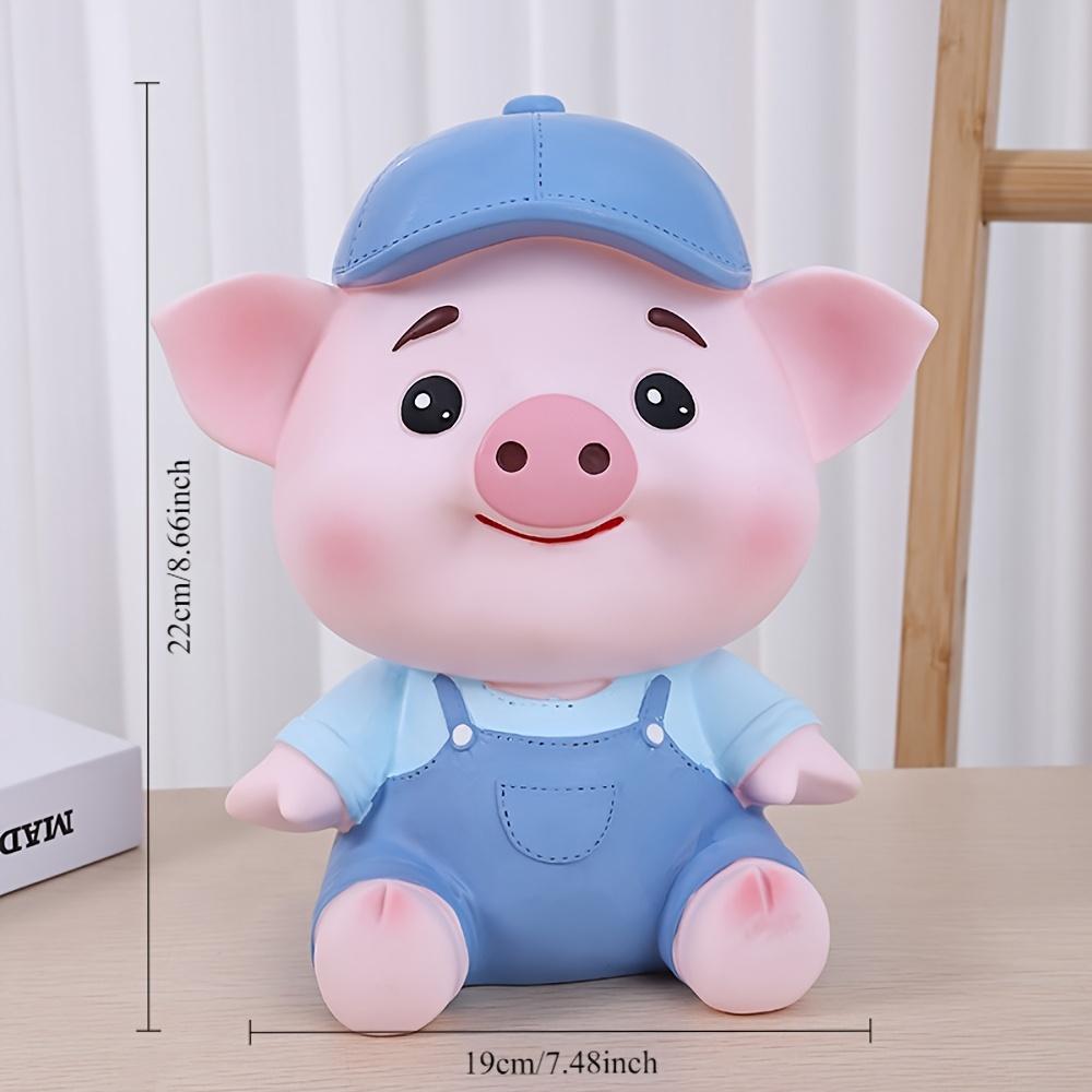 A Large Capacity, Durable Piggy Bank Made of Rubber Material, Featuring Cartoon Animal Designs for Home Decoration,Great Gift Choice for Holidays.