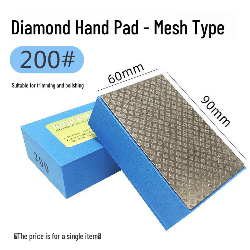 Diamond Hand Sanding Pad for Glass and Tile Edging