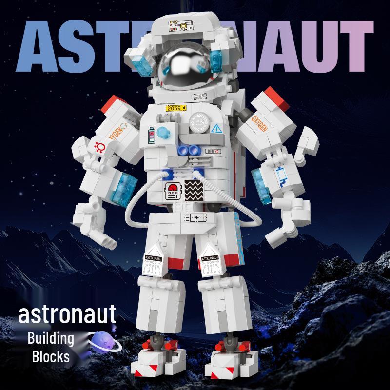 Yigao M3233 Astronaut Building Block Puzzle & Desktop Ornament