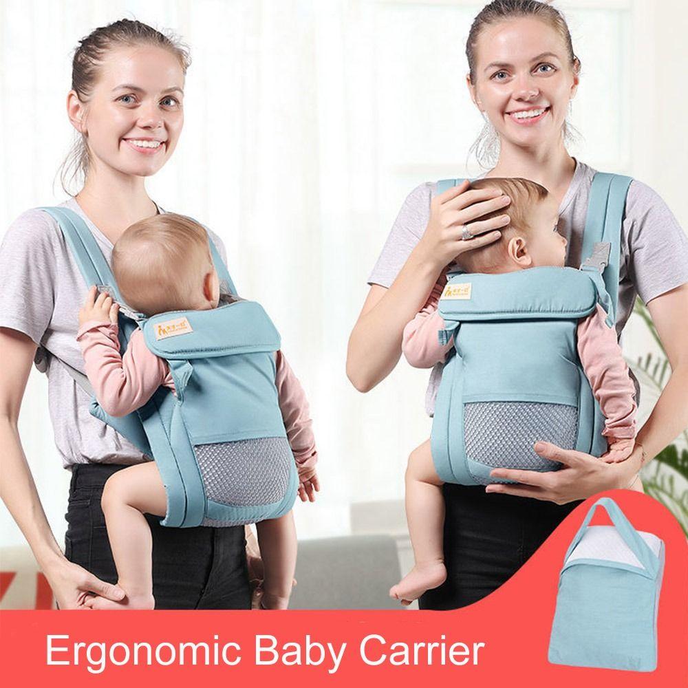 

Safety Newborn Hipseat Carrier Foldable Infant Wrap Sling New Ergonomic Baby Carrier Backpacks сірий