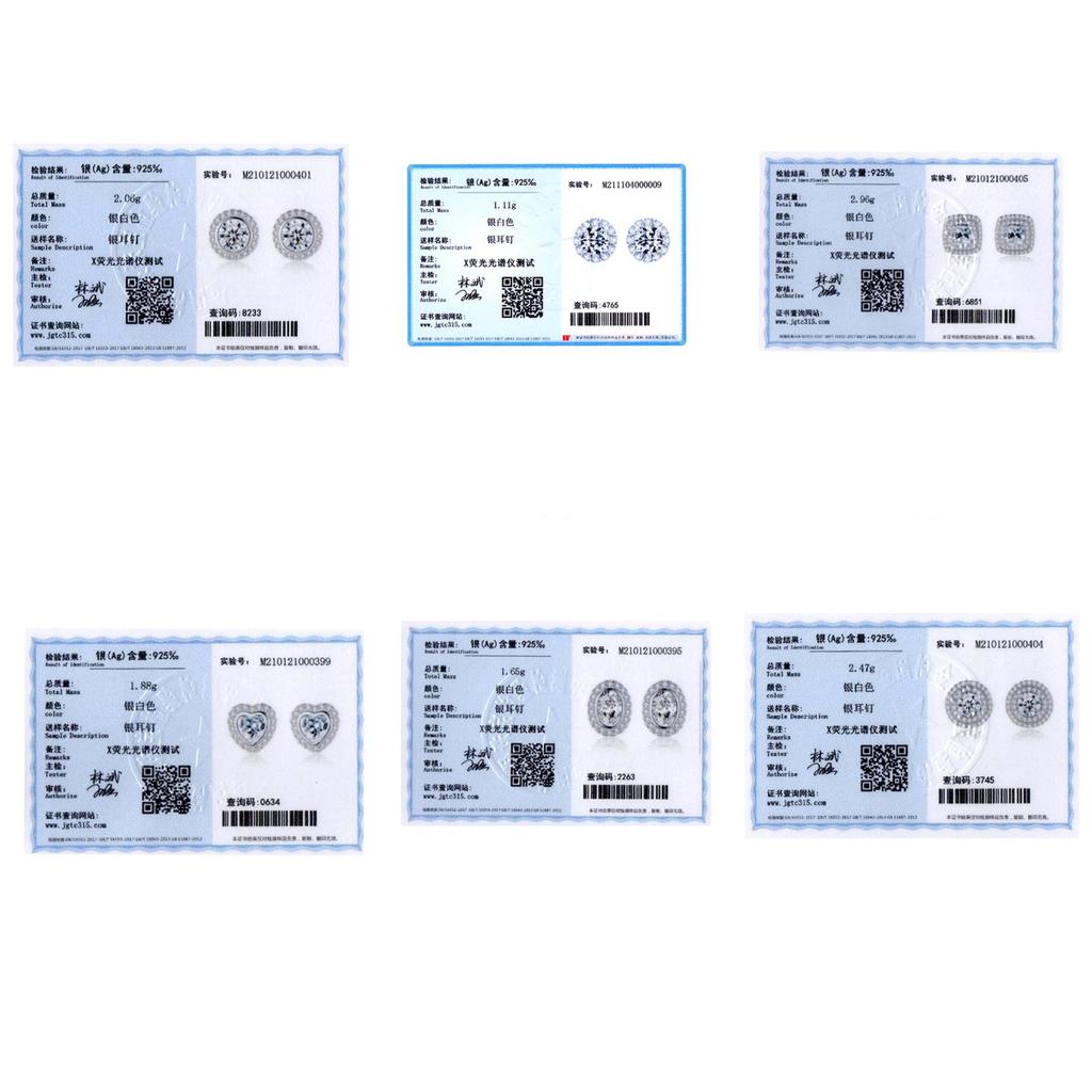 Tancise Klassische 925 Sterling Silber Rosa Gelb 7A Zirkon Ohrringe Tropfenohrringe für Frauen Hochzeit Party Geschenke