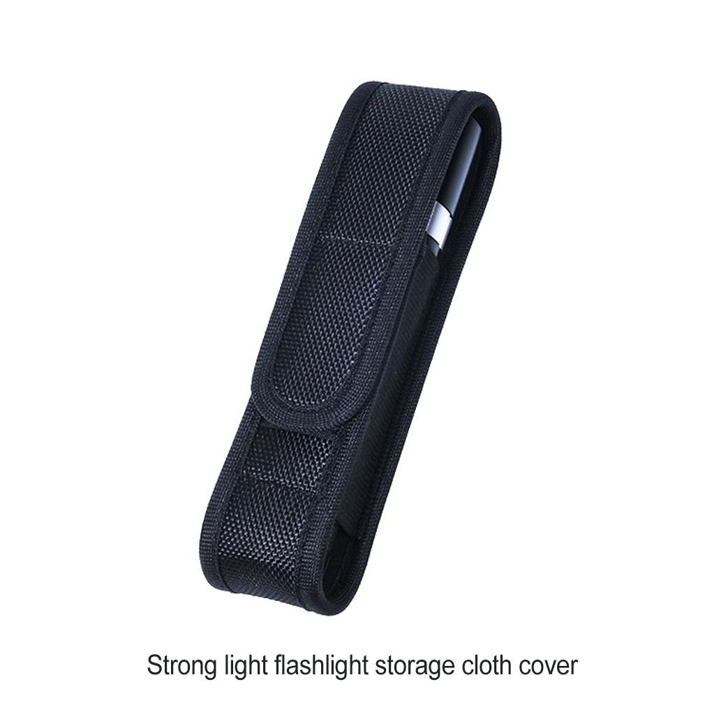 Nylon LED Flashlight Holder Premium Durable and Waterproof Compact and Lightweight LED Torch Holster Nylon Bag Pouch
