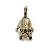 Ancient Brass Small Tea Pet Ornament Long Tail Cute Mouse Figurines Miniatures Copper Lucky Rat Study Living Room Decorations