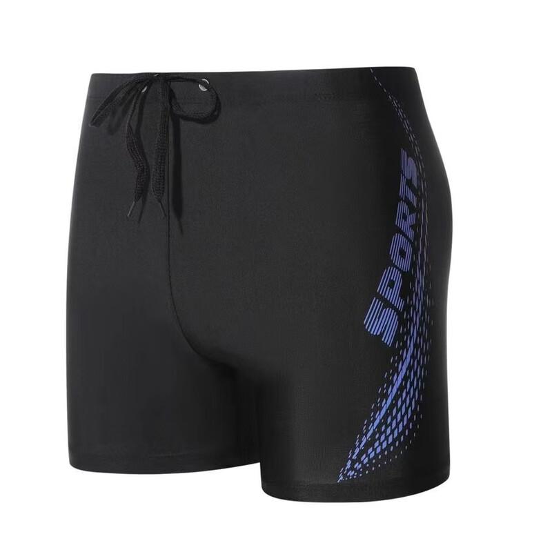 Junwen Men s Breathable Flat-Leg Swim Trunks