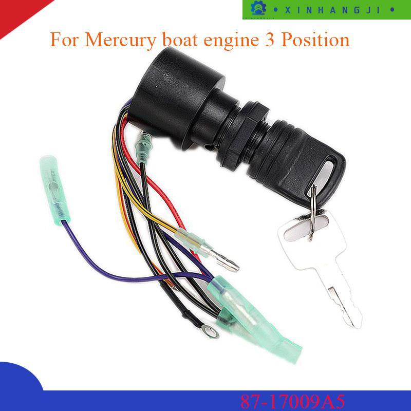 87-17009A5 ignition key switch for Mercury boat engine 3 Position Off-Run-Start Manufacturer Wholesale