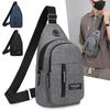 Męska Wielofunkcyjna Odporna na Zużycie Torba Crossbody na Klatkę Piersiową: Podróże na świeżym powietrzu, Sport na co dzień, Plecak na ramię, Torebka