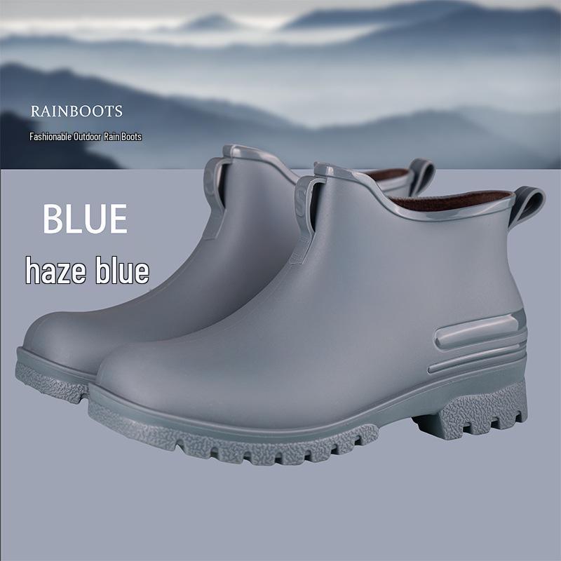 

Унісекс Модні Короткі Дощові Чоботи з Вельветом, Нековзним, Водонепроникним Дизайном для Жінок 44