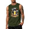 Men's Sleeveless Tank Top Casual Loose Fit Summer Vest Oktoberfest Inspired Graphic Print Comfortable Everyday Wear
