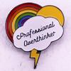Overthinker Brooch Badge