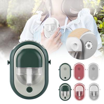 The New Hanging Neck Aromatherapy Spray Fan Three-in-One Rechargeable Large Wind