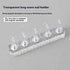 Magnetic Nail Stand for Press On Acrylic Professional Manicure Display Stand for Painting Nails Tip Arts Display Nail Art Tray for DIY Enthusiasts