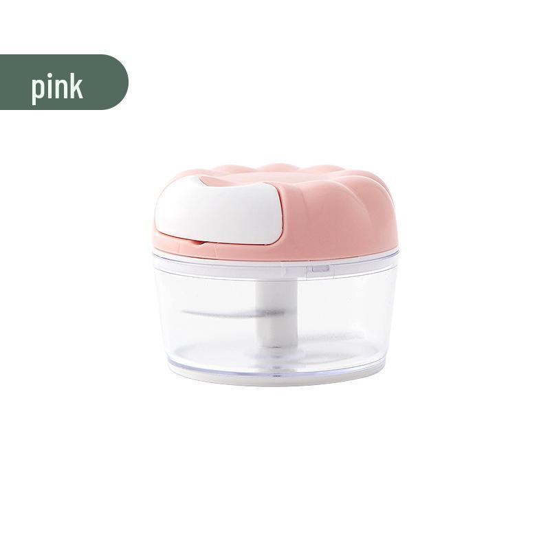 Compact Manual Hand-Pull Garlic Chopper and Mincer