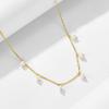 Niche Versatile Retro Style Sterling Silver Necklace Shell Pearl Necklace Female High-end Sense Elegant Temperament Clavicle Chain
