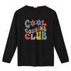 Cool Cousins Club Retro Crew T Shirt for Family Stylish and Fun Design vintage Washed streetwear Slightly Versatile