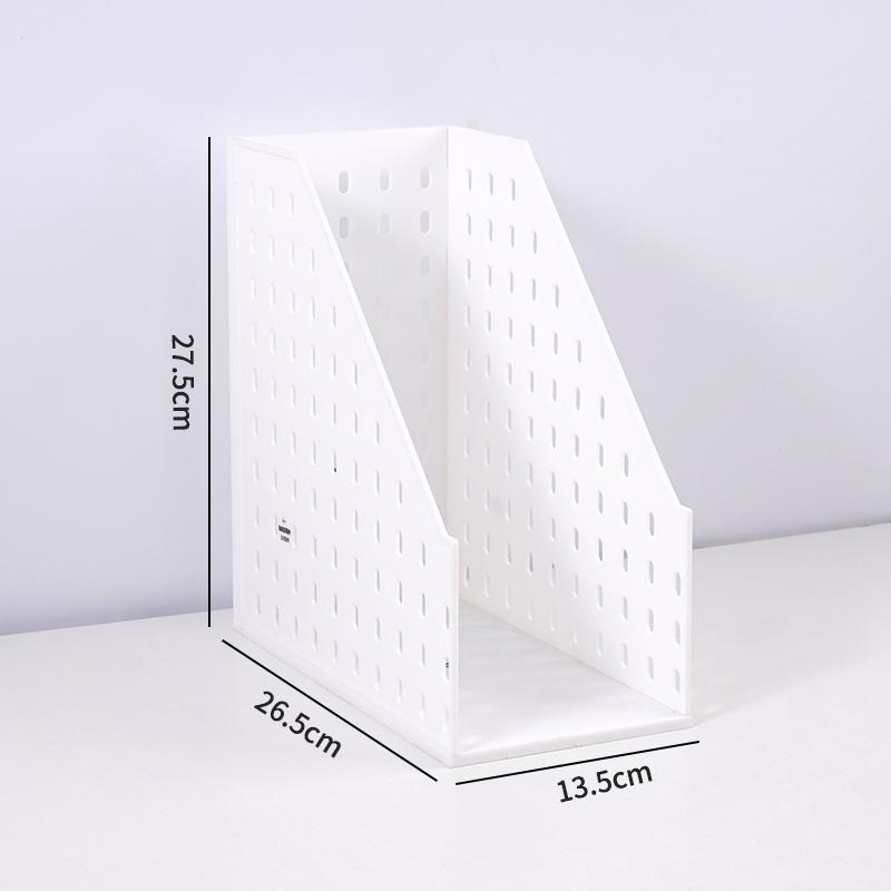 File Storage Box Vertical File Rack Book Storage Rack File Frame Desktop Information Rack File Rack