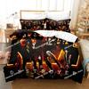 Kiss Band Bedding Set Single Rock Print Bed Set With Pillowcase Bed Duvet Cover Soft Single Double Queen Super King Size Bedroom