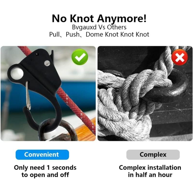 Easy to Use Stainless Steel Boat Fenders Snap Fastener Clip Suitable for Fast Docking and Secure Mooring Easy Anchoring