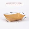 50Pcs Disposable Boat Shaped Hotdog Trays Kraft Paper Oil Resistant Serving Platters for BBQ Food Truck Catering
