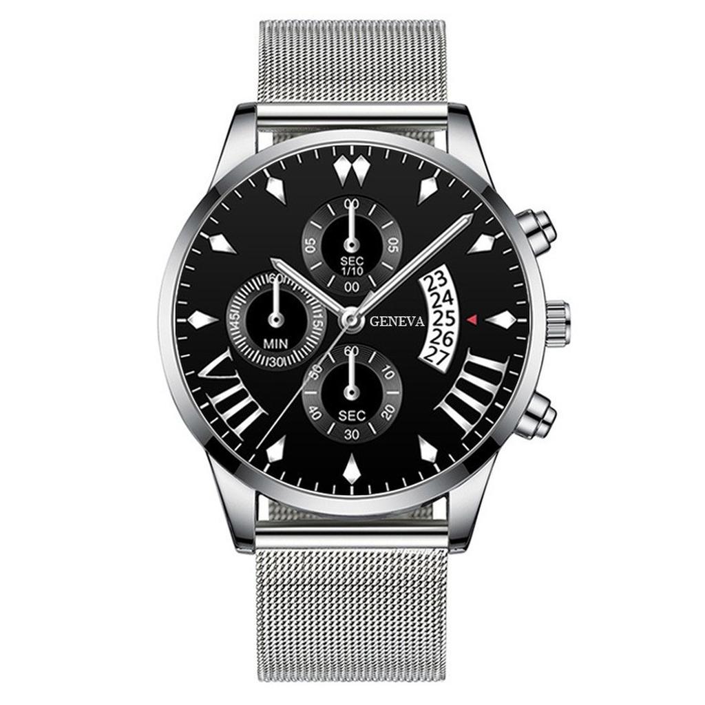 Men's Waterproof Luminous Running Alarm Clock Watch