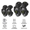 1Pair Motorcycle Knee & Elbow Guards – Adjustable Motocross Armor with PP Shell & EVA Padding – Dirt Bike,E-Bike Protective Gear