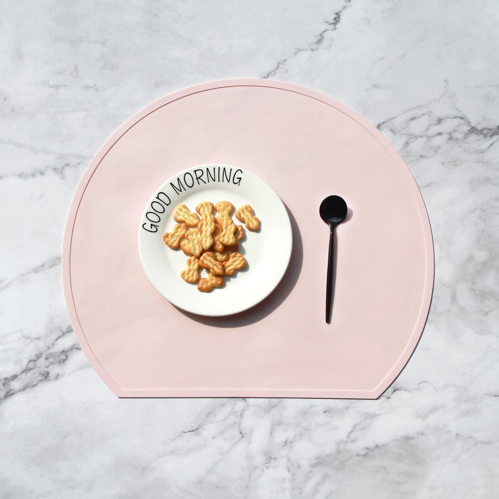 Bordsunderlägg i silikon Vattentätt Tvättbart Värmeisolering Skålunderlägg Bordsmatta för Matbord Kökstillbehör