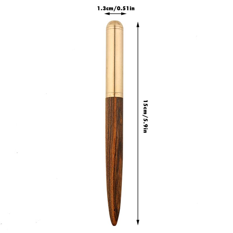 High Quality Sandalwood Fountain Pen Fine Nib Calligraphy Pens Writing Wooden Metal School Office Writing Ink Pens Nib Stationery Gifts Supplies