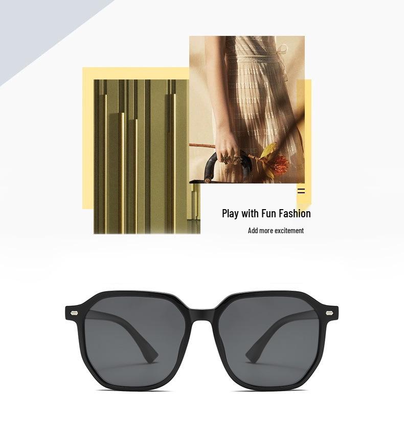 Cross-Border Fashion UV Protection Polarized Sunglasses for Women and Men - Stylish for Square and Round Faces.