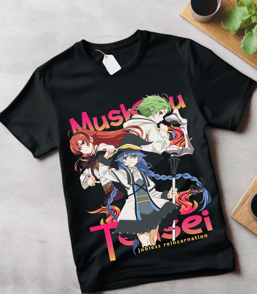 

Mushoku Tensei Roxy Migurida T-Shirt Jobless Reincarnation Anime Shirt gift 3XL