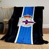 "Deportivo La Coruña Logo Design" Patterned Blanket, Flannel, Suitable for All Seasons, Home Decor, Warm and Cozy