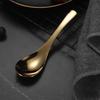 Colheres de Sopa Estilo Palácio Dourado Fánshùn Aço Inoxidável 430, Pacote com 5