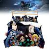 Demon Slayer Bedding Set Anime Bed Linen Single Queen King Duvet Cover Sets
