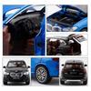1/32 BMW X5 SUV Toy Car Model Diecast Metal Vehicle Miniature Sound & Light Pull Back Collection Gift for Children Boys Kid