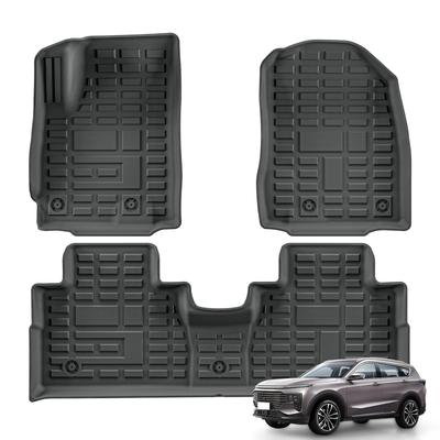 LUCKEASY for Jetour X70 Plus 2024 2025 Car Floor Mats Cargo Liner Trunk Mat Accessories TPE Waterproof Foot Pad Protective Mat
