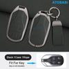 Zinc Alloy With Suede Leather Car Key Case Cover Bag For Maserati Ghibli     Levante Gt Quattroporte Accessories