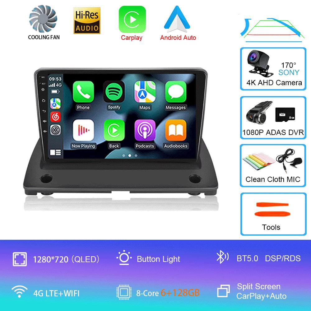 For VOLVO XC90 2004-2013 2 Din Android 14 Car Radio 2din Multimedia Video Player GPS Navigation Carplay WIFI HIFI DSP