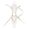 Layered Tassels Costume Armband Gold Body Chain Vintage Necklace Shoulder Chain  Ladies