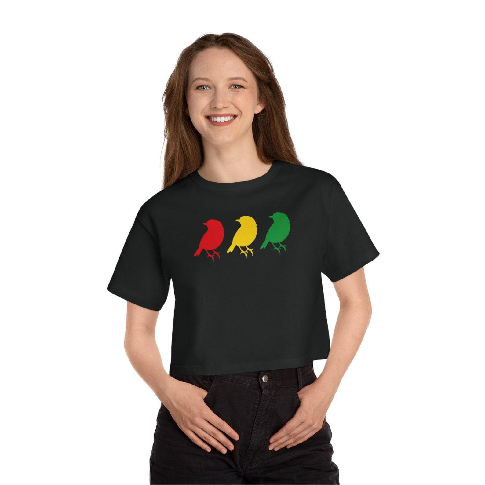 Three Little Birds Cropped T-Shirt M
