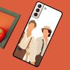 Damon and Stefan Vampire Diaries Phone Case For Samsung Galaxy S23 S20 FE S21 Ultra Note 10 S9 S10 Plus Note 20 S22 Ultra Cover