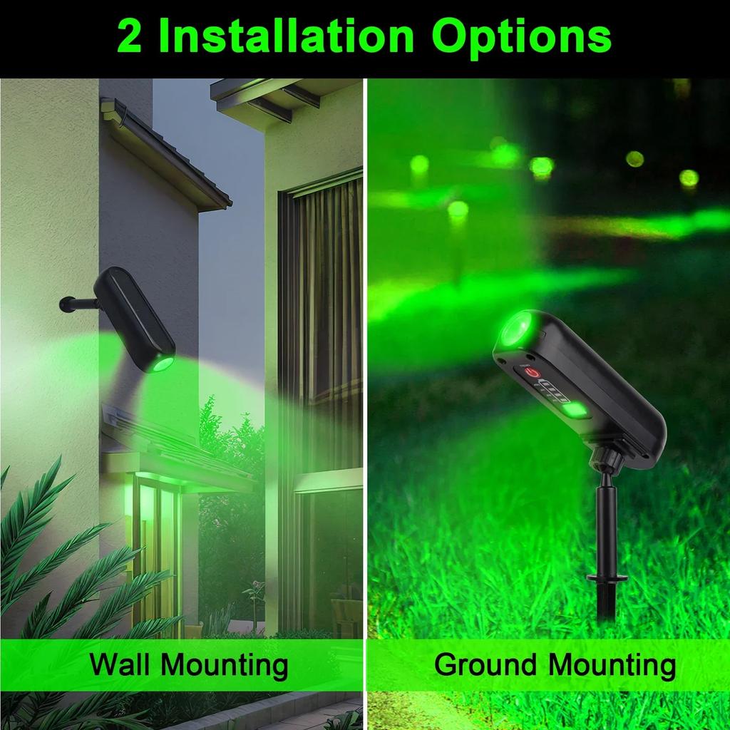 LED Outdoor Solar Lawn Lights Landscape Spotlights IP65 Waterproof Solar Powered Pathway Lamp Yard Garden Spot Light
