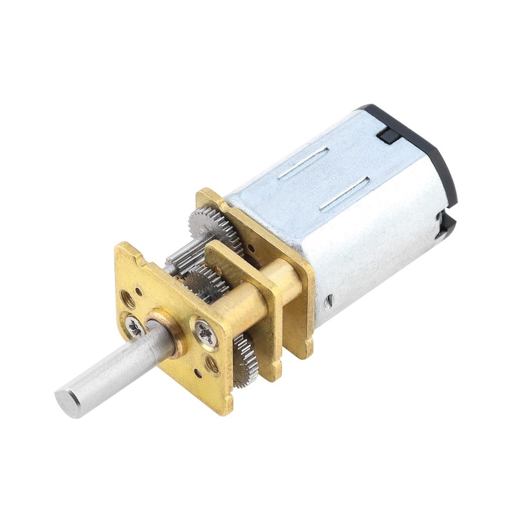 DC 12V N20 Mini Micro Metal Gear Motor, 78/100/200/300/600/1000 RPM