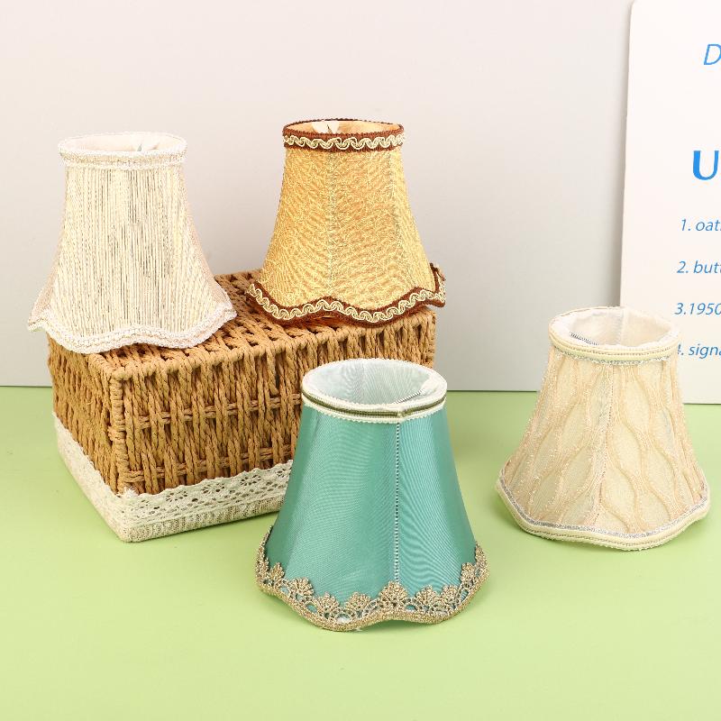 1 Piece Home Lighting Accessories Fabric Lampshade Simple Chandelier Lampshade Shell Cover Diy Decoration