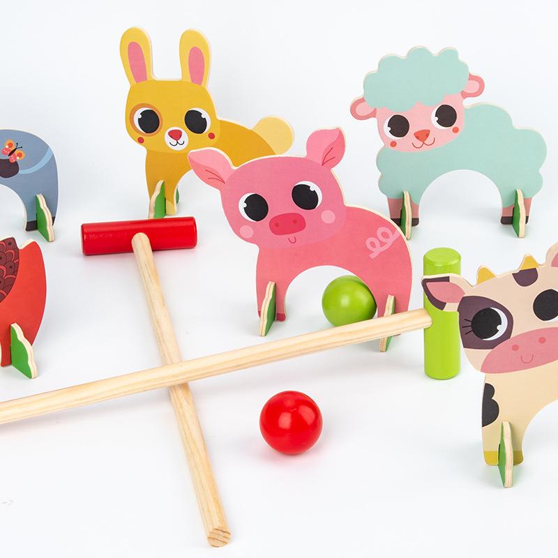 New Educational Fun Animal Gateball Children's Golf Exercise Hand-eye Coordination To Stimulate Children's Interest Toys