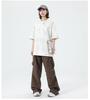 Kunhai Pengyun Men's Trendy Fake Two-Piece Summer T-Shirt with Personality Print