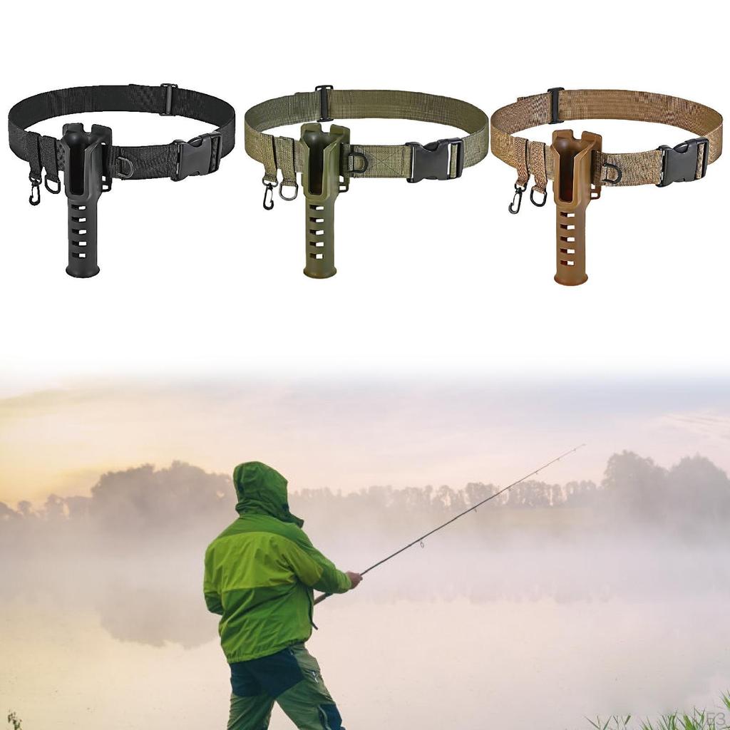 Fishing Rod Holder Pole Support Belt Adjustable Accessories Professional Wading